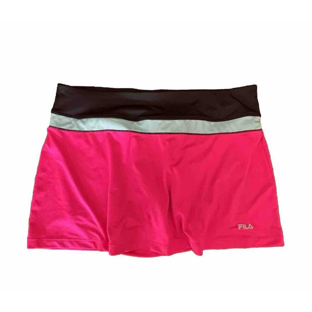 VINTAGE FILA SKORT TENNIS GOLF PICKLEBALL ACTIVEWEAR BACK ZIPPER POCKET XL